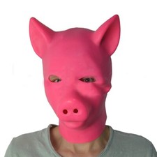 Maschera maiale lattice