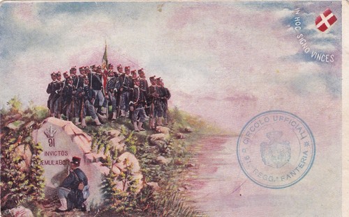 Cartolina militare timbro - cartolina, ,timbro