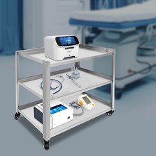 3 Tier Kitchen Trolley Cart Utility Serving Storage Rolling Cart Stainless Steel