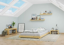 Tre varianti di scelta di futon giapponese corto 80x190 in Pino laccato