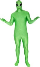 Costume Morphsuit Alieno Adulto Vestito Fantasia Festa di Addio al Celibato Halloween Skinsuit
