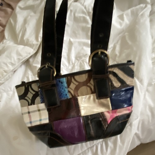 Borsa coach multicolore - borsa,