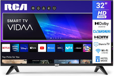 RCA VRS32HQ1 Smart TV 32 Pollici HD LED Televisori Con Wi-Fi, App Store, Triplo 
