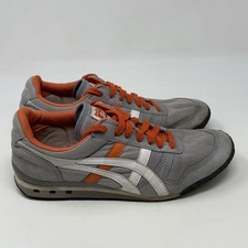 Scarpe Asics Onitsuka Tiger Ultimate 81 uomo 6,5 grigio arancione tessuto scamosciato sneaker