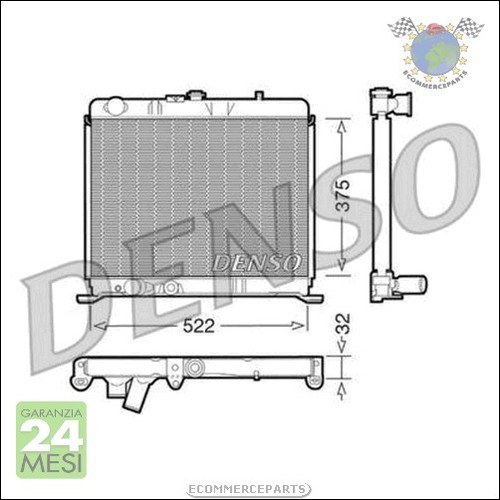 Radiatore acqua denso per - denso,