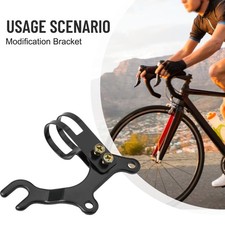Kit supporto freno a disco nero bici strumento riparazione staffa modifica utile