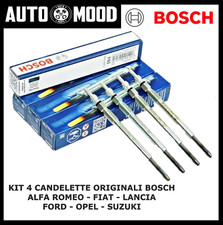 4 CANDELETTE ORIGINALI BOSCH