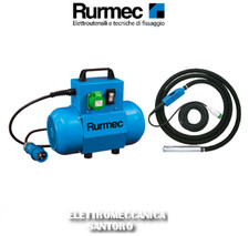 AGO VIBRANTE VIBRATORE R 50 + CONVERTITORE STEEL 1 M RURMEC CEMENTO CALCESTRUZZO