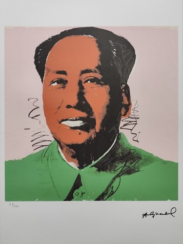 Litografia firmata andy warhol - firmata,