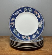 6x Wedgwood Blue Siam - Piatti