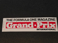 GRAND PRIX - The Formula One Magazine ➔ Sticker / Sticker ➔ *da collezione* 433