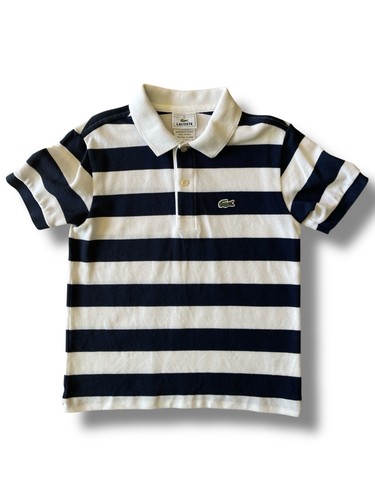 Polo righe lacoste bambino - lacoste,