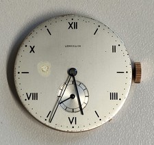 MOVIMENTO OROLOGIO POLSO Lebois & Co 810 meccanico ANNI 60 WRIST WATCH dial ø 32