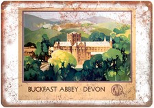 Insegna vintage buckfast abbey - insegna,