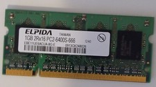 Memoria RAM SO-DIMM ELPIDA 1Gb