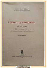 LEZIONI DI GEOMETRIA di Luigi Campedelli 3 volumi 1950 1953 CEDAM Libro