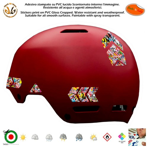 Kit adesivi casco bicicletta