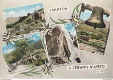 10947) GENOVA SALUTI DA S. STEFANO D'AVETO VEDUTE CAPPELLETTA PARTICOLARE CAMPAN