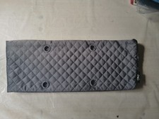 O bag  - BORDO TESSUTO per Borse GRANDI - VELLUTO MATELASSE GRIGIO SCURO