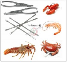 Set Crostacei Pinza Forchette