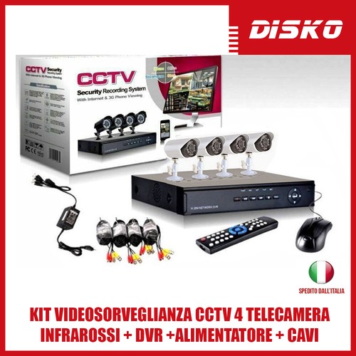 Kit videosorveglianza cctv - videosorveglianza,