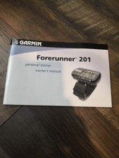 Garmin Forerunner 201 GPS Esercizio Fitness Tracker Solo Manuale Proprietario