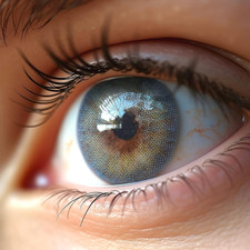 Lenti a Contatto Colorate Jasmin Blue - Azzurre - Mensili - Con Porta Lenti a Co