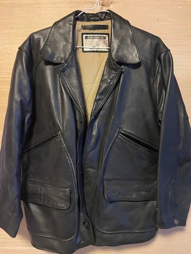 Chevignon leather jacket - chevignon,