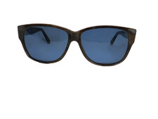 occhiali da sole uomo vintage anni 80 MOLTO GRANDI fatti a mano marroni