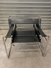 4 Poltrone Pelle Nera Repliche