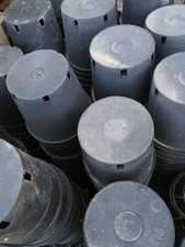 25 Pezzi Vasi Da Fiori in Plastica, 18x18 cm Vasi Da Vivaio vasi rinforzati 