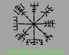 Vegvisir Rune Bussola Adesivo Sticker Auto Vichinghi Vichinghi Tatuaggio