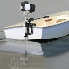 Motore Fuoribordo Manuale 5,5HP 4 Tempi Motore Barca Raffreddamento Aria Motore Fuoribordo 52cc