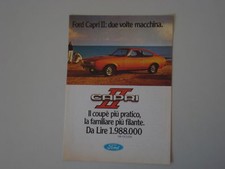 advertising Pubblicità 1974 FORD CAPRI II