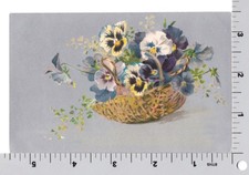 Vintage Floral Postcard -