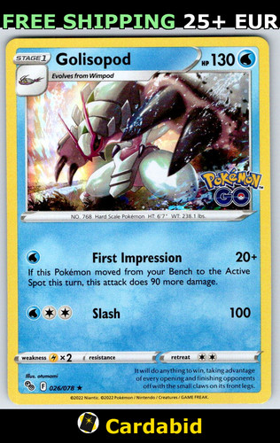 Golisopod pgo 026 078 - golisopod, #026/078