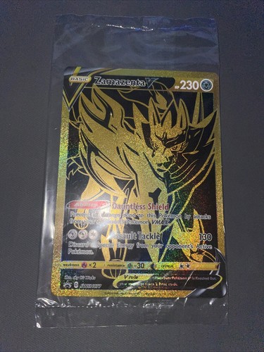 Zamazenta gold pokemon - v,