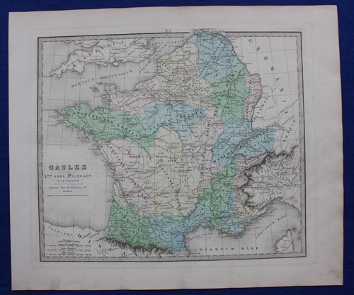 Mappa antica originale antico - antica,