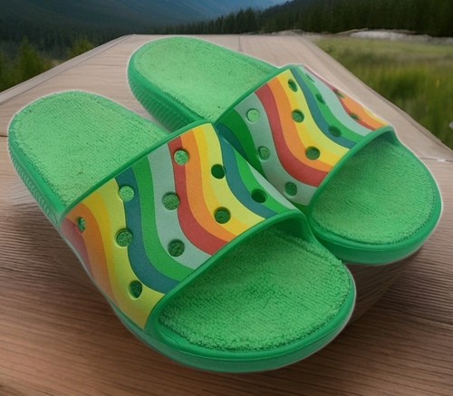 Scarpe scivolo crocs verde - scivolo,