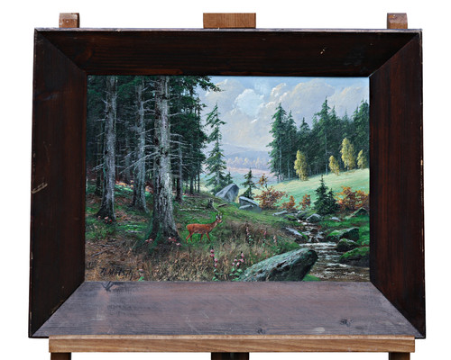 Quadro olio cartone - quadro, su