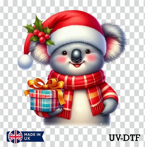Adesivo koala natale dtf - dtf,