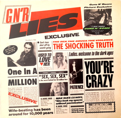 Guns roses lies vinyl - n,