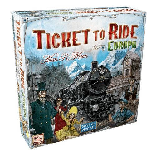 Ticket ride europa board - ride,