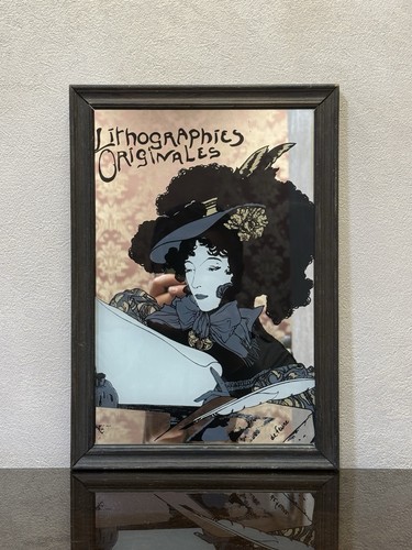 Specchio vintage art nouveau - vintage,