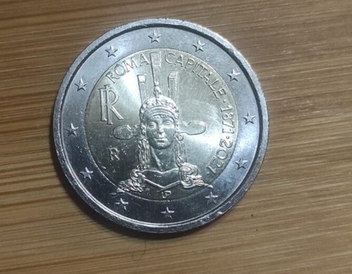 Moneta euro rara - euro, roma