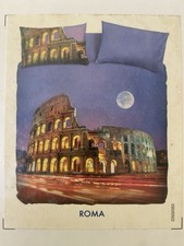 Bassetti copripiumino matrimoniale completo ROMA COLOSSEO in puro cotone
