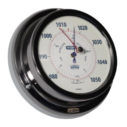 Vion barometro ottone acciaio - vion,