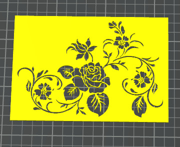Stencil fiori - stencil,