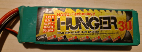 Batteria lipo hunger 1v - batteria, 11,1v