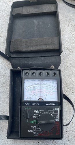 Metrix mx430 analog multimeter - metrix,